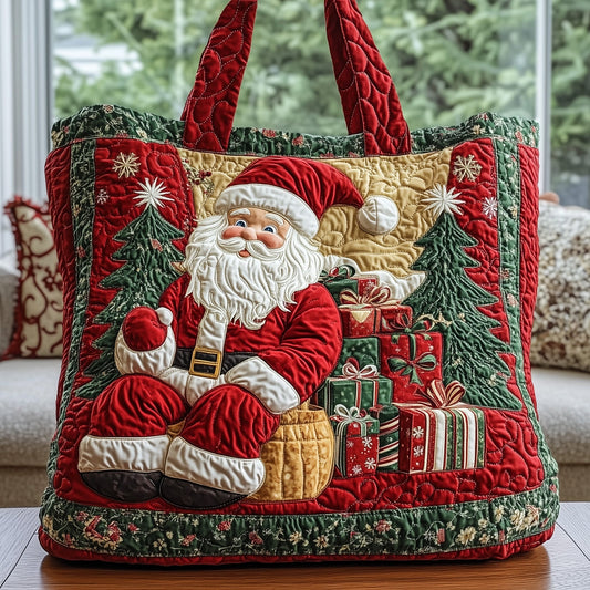 Santa Joy Quilted Tote Bag GFTONL6374