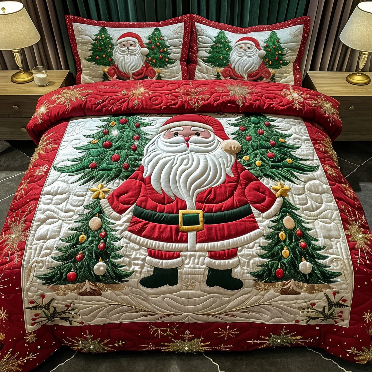 Merry Santa Duvet Cover Set GFTONL6394