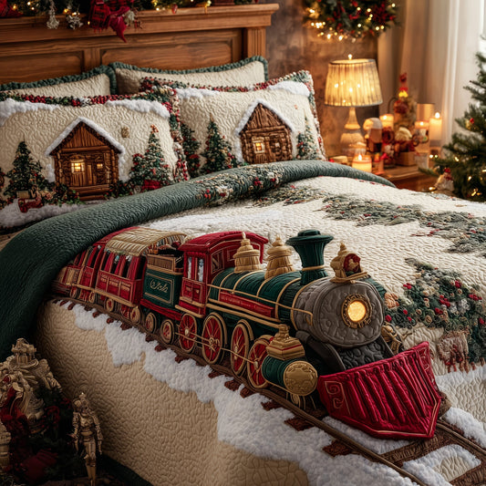 Christmas Train Duvet Cover Set GFTONL6397