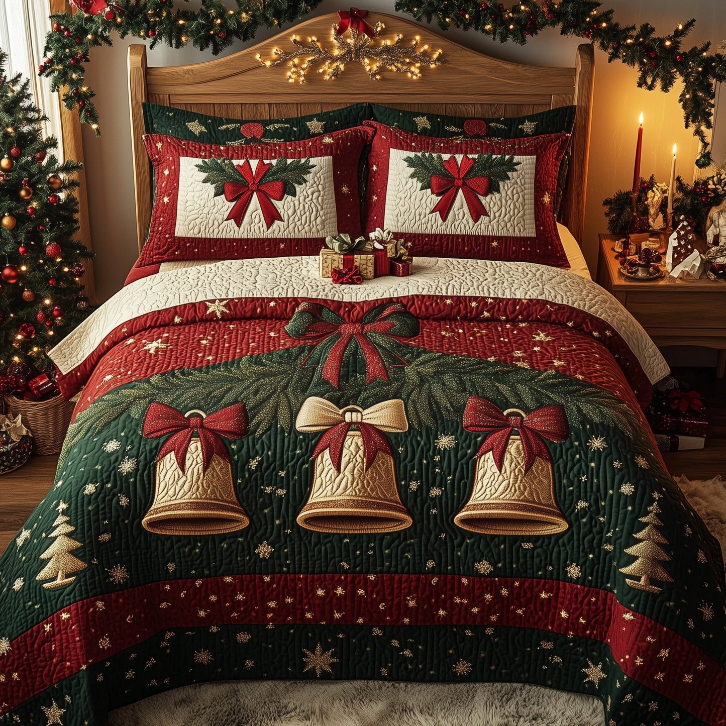 Jingle Bell Duvet Cover Set GFTONL6400