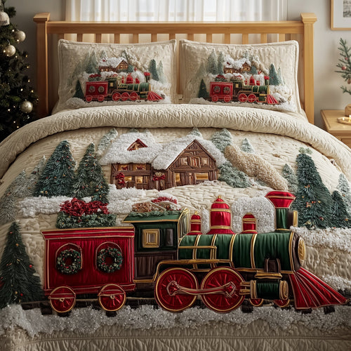 Christmas Train Duvet Cover Set GFTONL6401