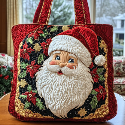 Joyful Santa Quilted Tote Bag GFTONL6417