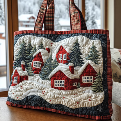 Christmas Village Quilted Tote Bag GFTONL6419