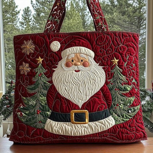 Adorable Santa Quilted Tote Bag GFTONL6420