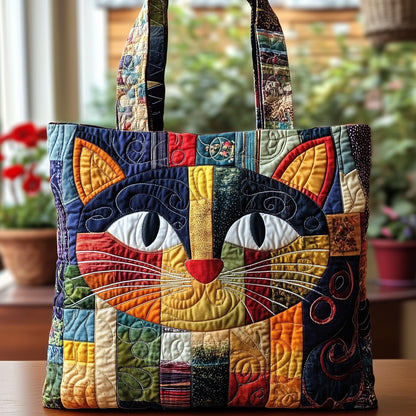Purr Rebel Quilted Tote Bag GFTONL6435