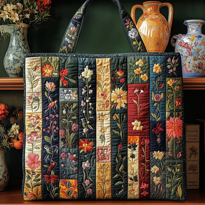 Bloomming Bookshelf Quilted Tote Bag GFTONL6450