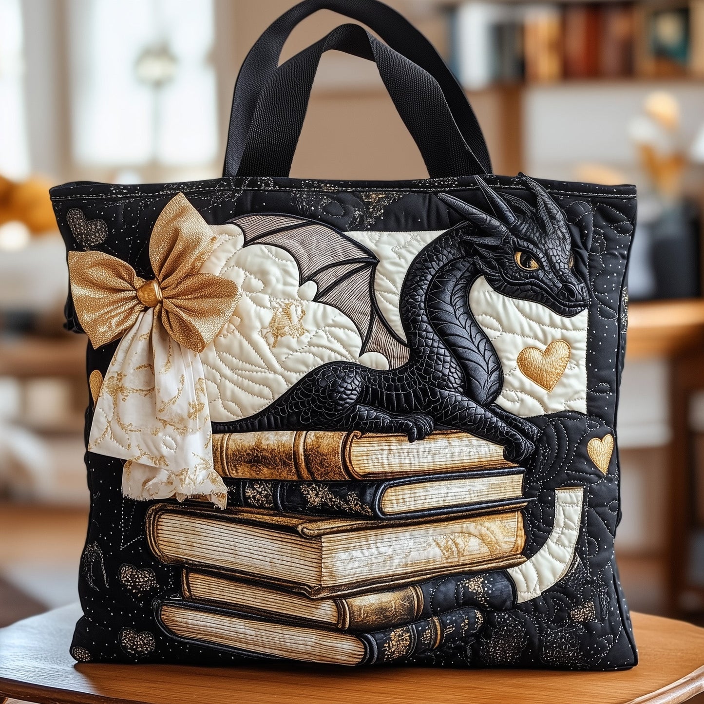 Dragon Archive Quilted Tote Bag GFTONL6457