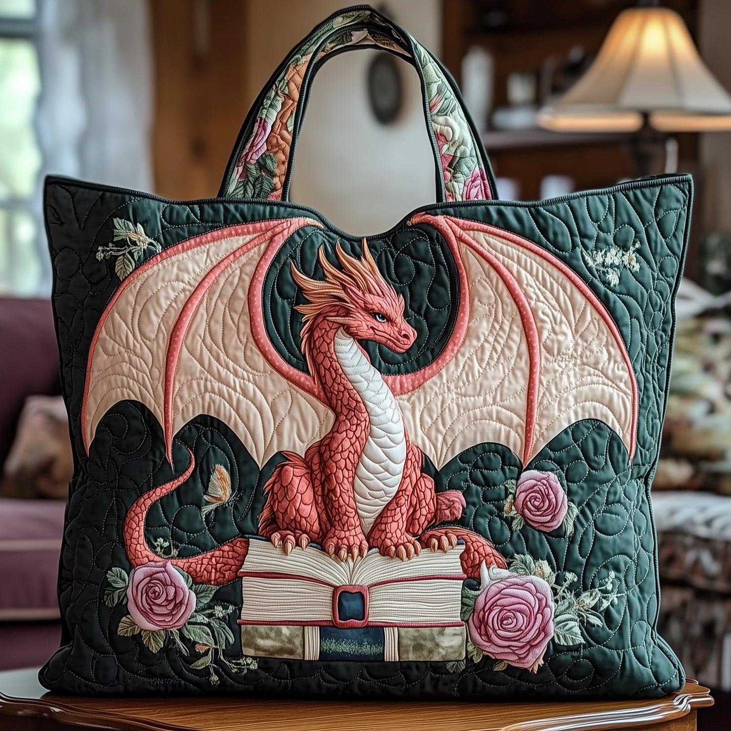 Dragon Chronicle Quilted Tote Bag GFTONL6462