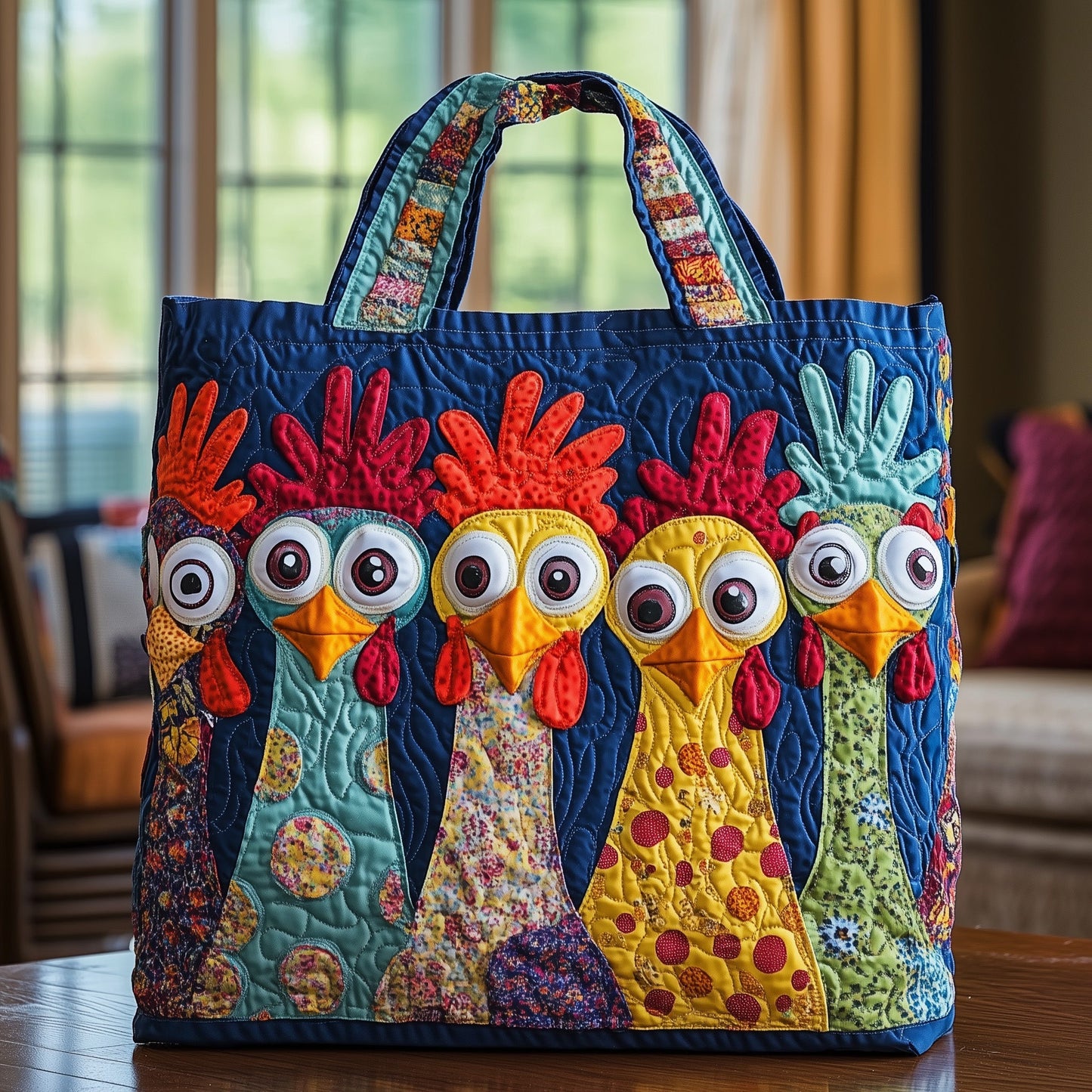 Googly Eyes Quilted Tote Bag GFTONL6487