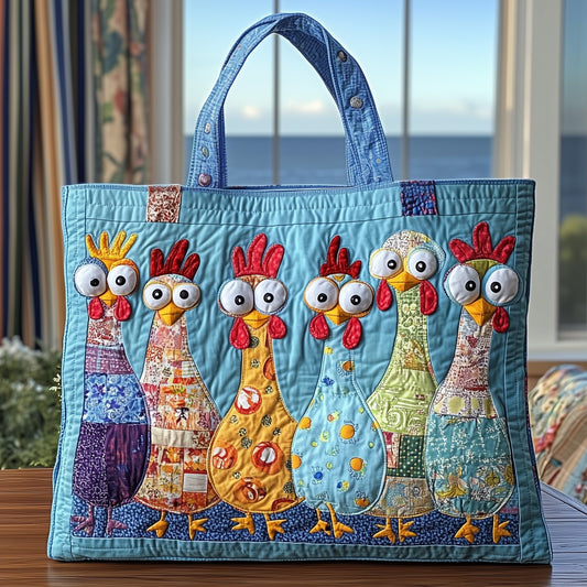 Googly Eyes Quilted Tote Bag GFTONL6488
