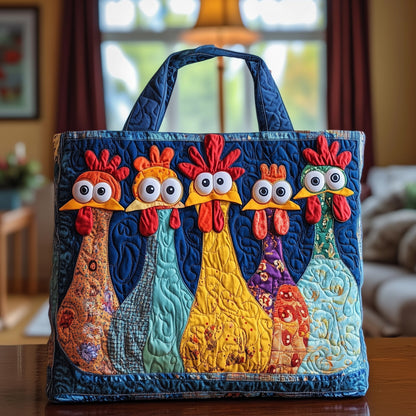 Googly Eyes Quilted Tote Bag GFTONL6489