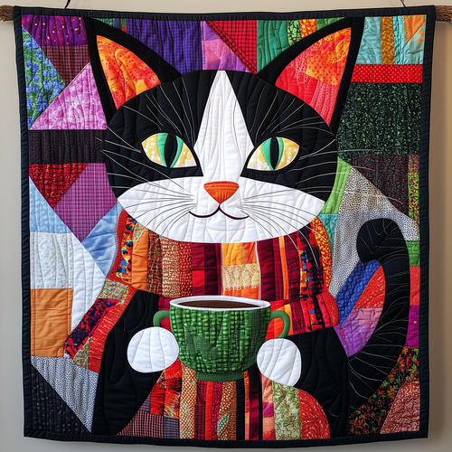 Cozy Cat Quilted Blanket GFTONL648