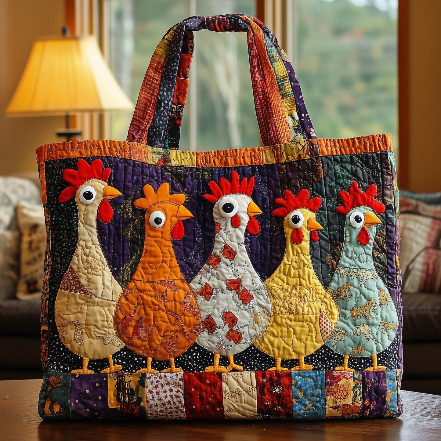 Googly Eyes Quilted Tote Bag GFTONL6491