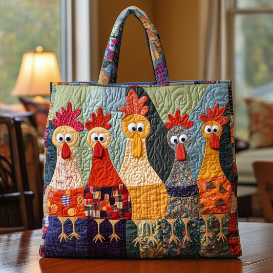 Googly Eyes Quilted Tote Bag GFTONL6492