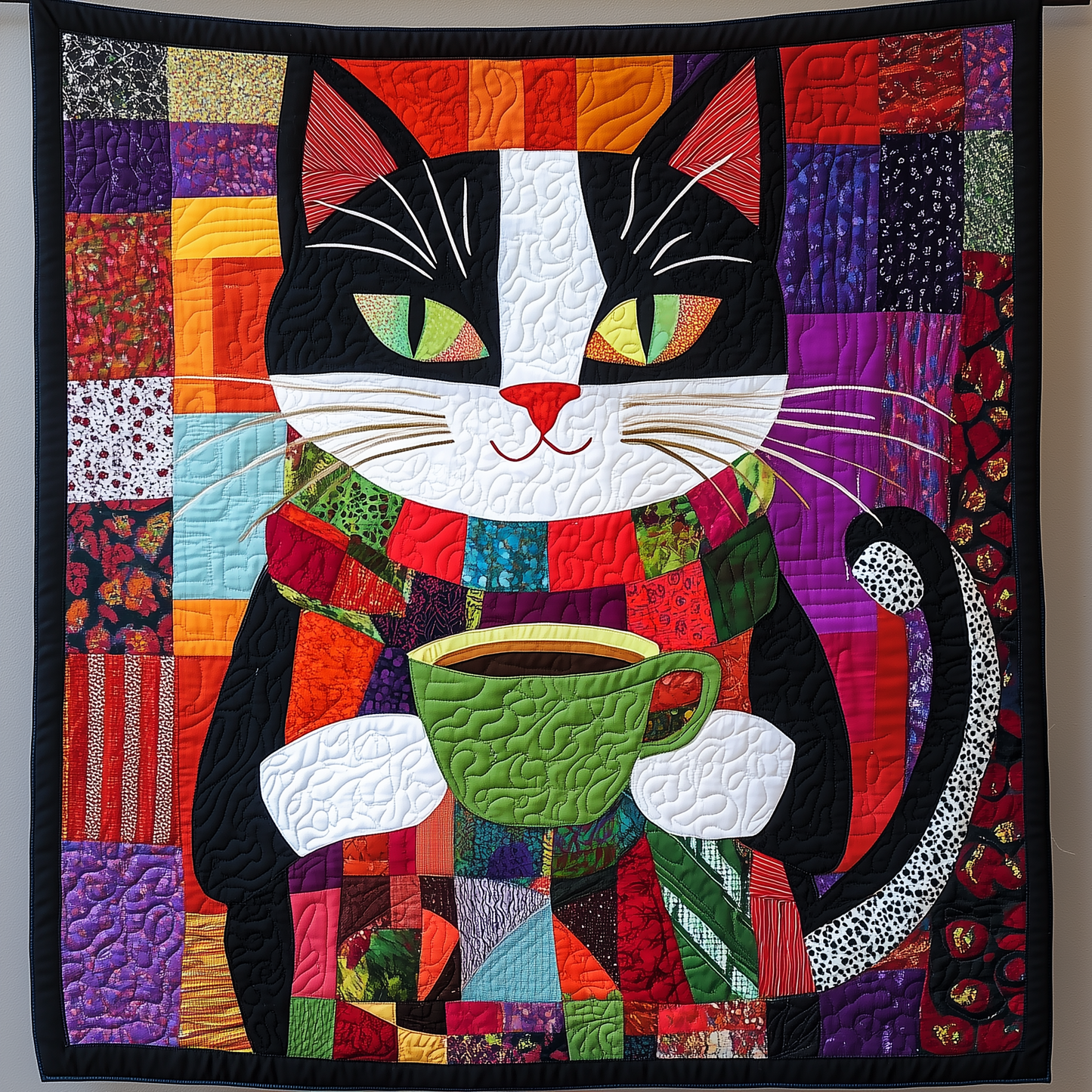 Cozy Cat Quilted Blanket GFTONL649