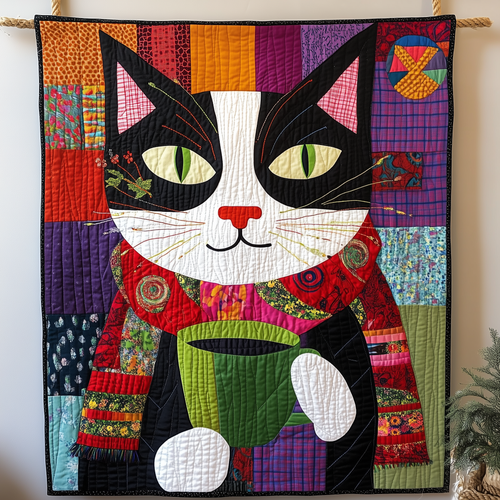 Cozy Cat Quilted Blanket GFTONL650