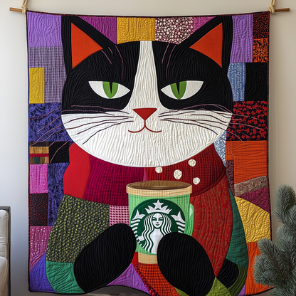 Cozy Cat Quilted Blanket GFTONL652
