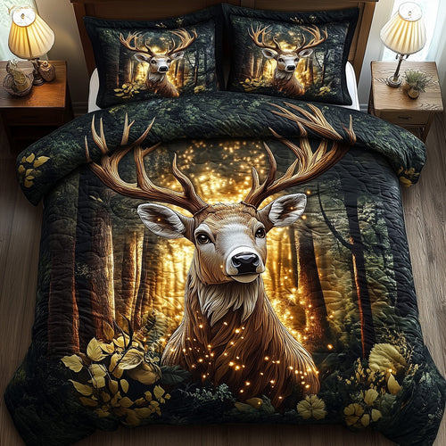Glowing Deer Duvet Cover Set GFTONL6530