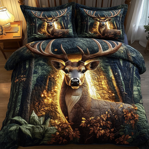 Glowing Deer Duvet Cover Set GFTONL6531