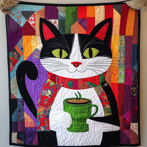 Cozy Cat Quilted Blanket GFTONL653