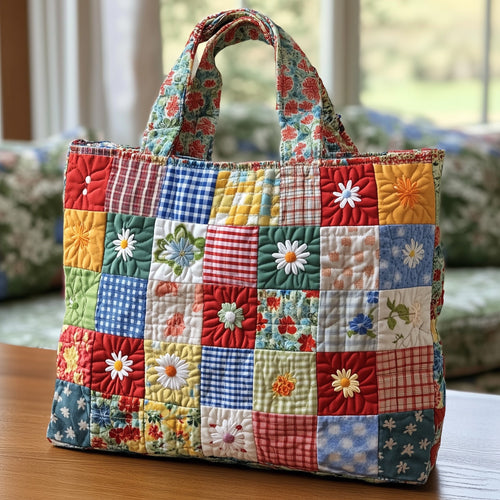 Garden Bloom Quilted Tote Bag GFTONL6545