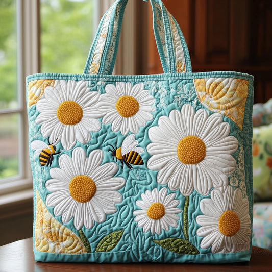 Heaven Daisy Quilted Tote Bag GFTONL6548