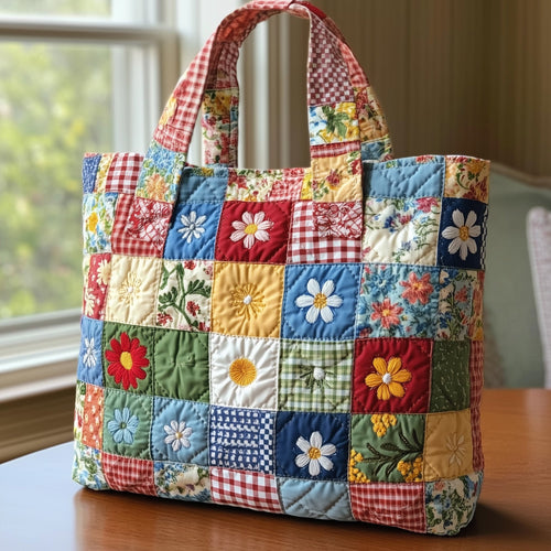 Garden Bloom Quilted Tote Bag GFTONL6550