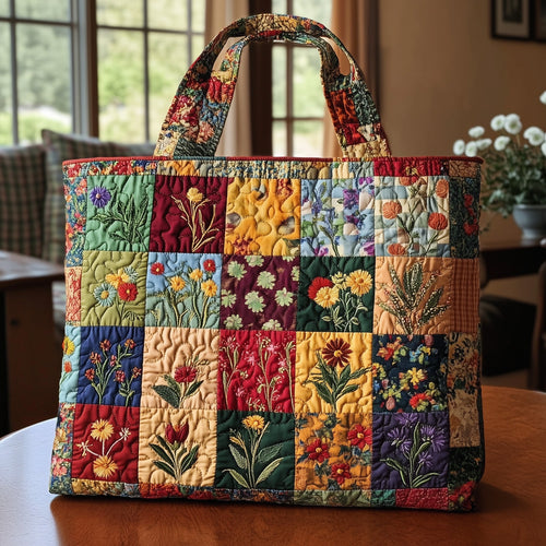 Rustic Bloom Quilted Tote Bag GFTONL6552