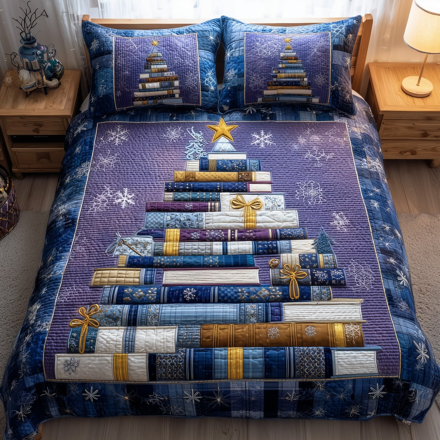 Tree Of Books Duvet Cover Set GFTONL6560