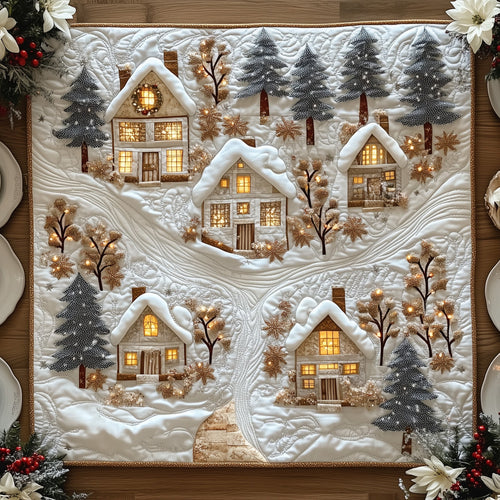 Heaven Village Quilted Table Topper GFTONL6563