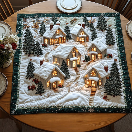 Heaven Village Quilted Table Topper GFTONL6565