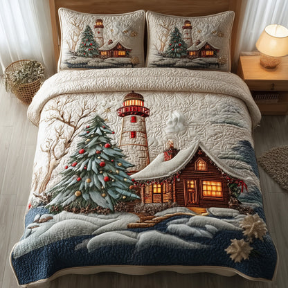 Winter Lighthouse Duvet Cover Set GFTONL6575