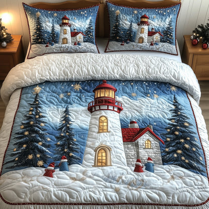 Snowy Lighthouse Duvet Cover Set GFTONL6578