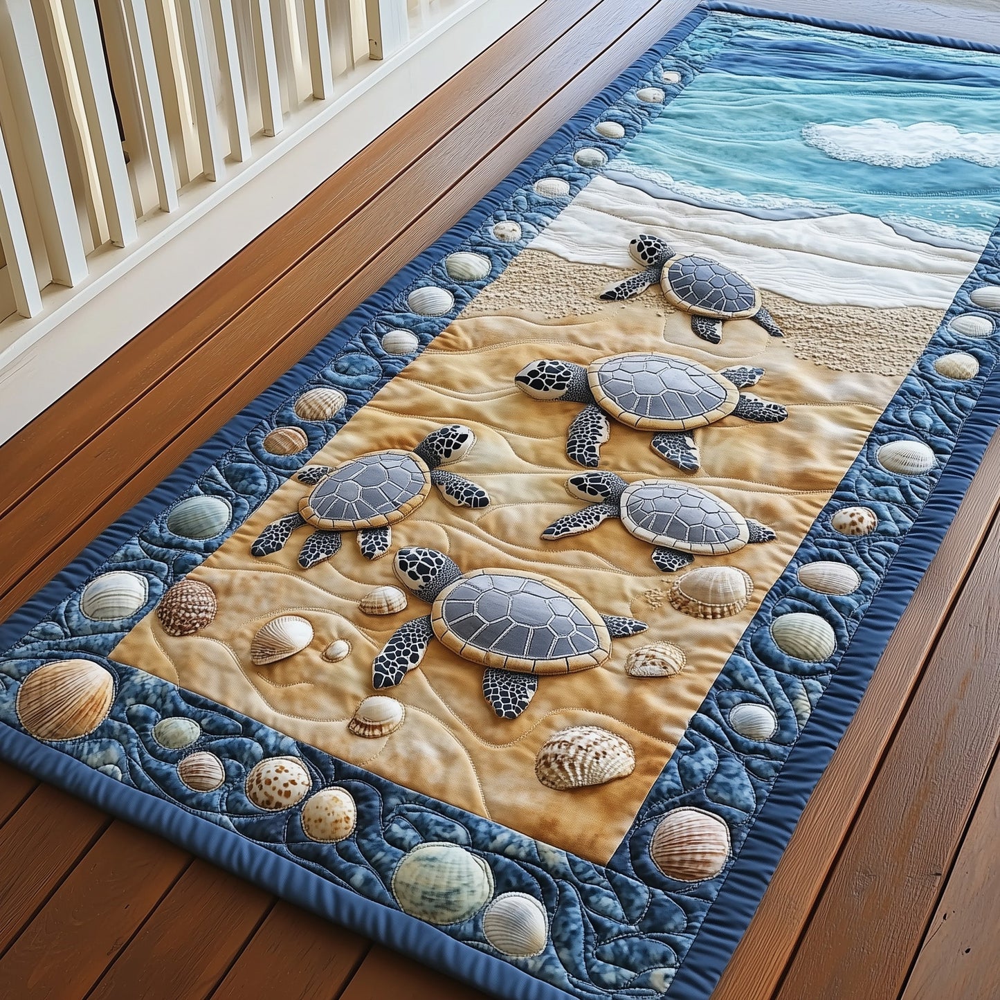 Ocean Turtle Runner Rug GFTONL6609