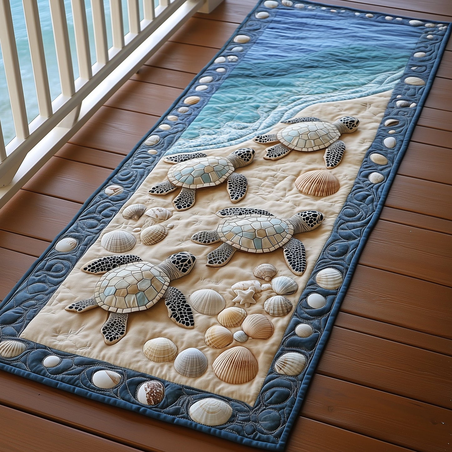 Ocean Turtle Runner Rug GFTONL6610