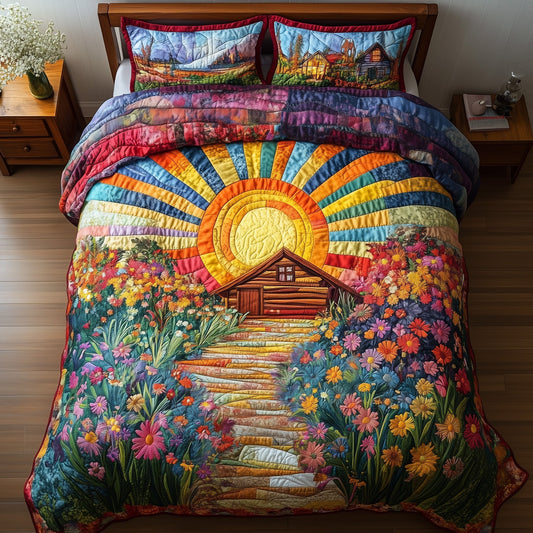 Sunshine Cabin Duvet Cover Set GFTONL6621