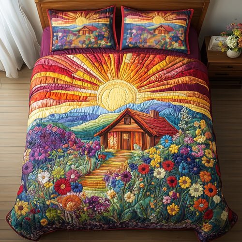 Sunshine Cabin Duvet Cover Set GFTONL6624