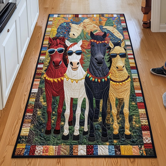 Festive Horse Runner Rug GFTONL6629