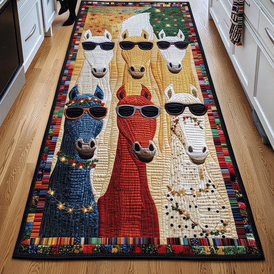 Festive Horse Runner Rug GFTONL6630