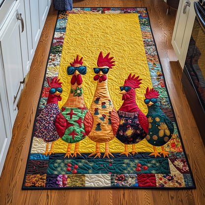 Whimsical Chicken Runner Rug GFTONL6632