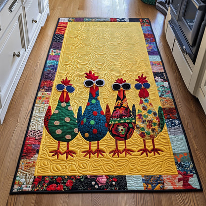 Whimsical Chicken Runner Rug GFTONL6635