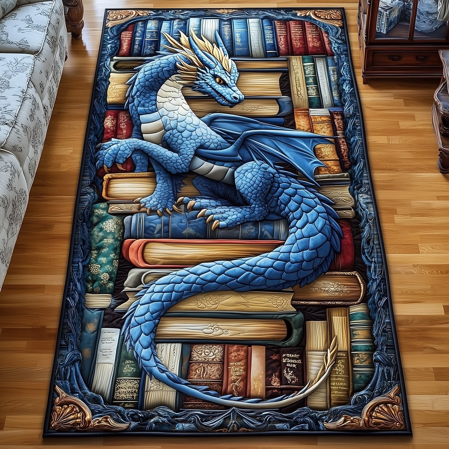 Dragon And Book Runner Rug GFTONL6645