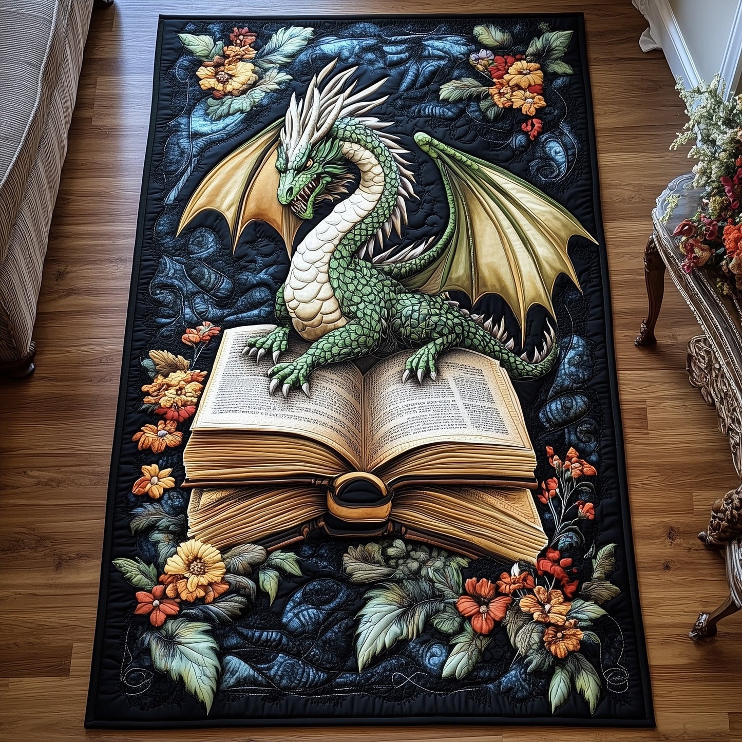 Dragon And Book Runner Rug GFTONL6647