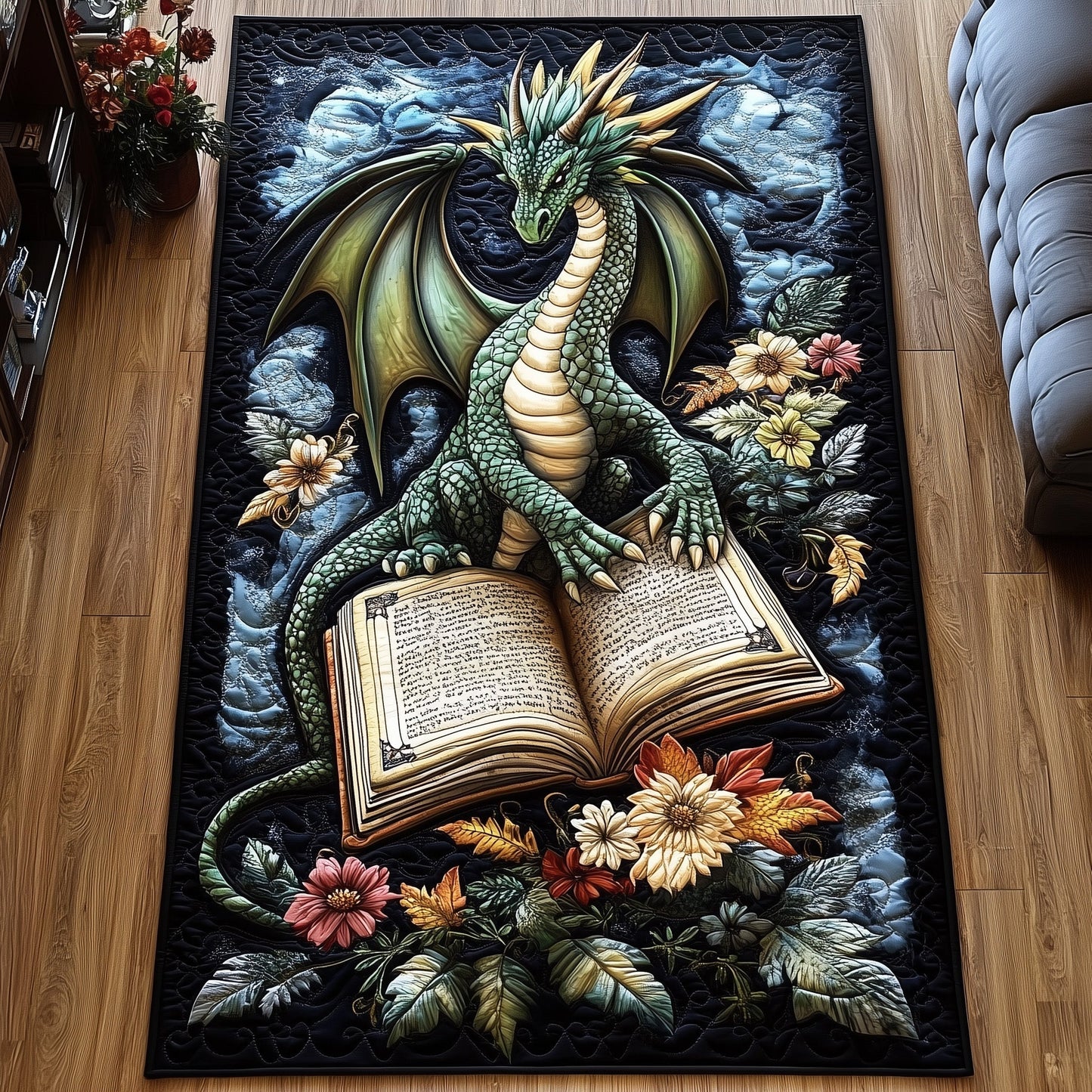 Dragon And Book Runner Rug GFTONL6648