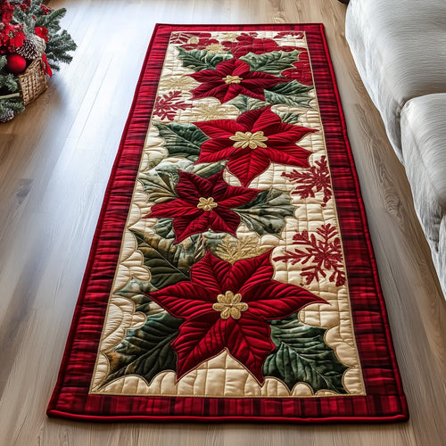 Poinsettia Heaven Runner Rug GFTONL6651