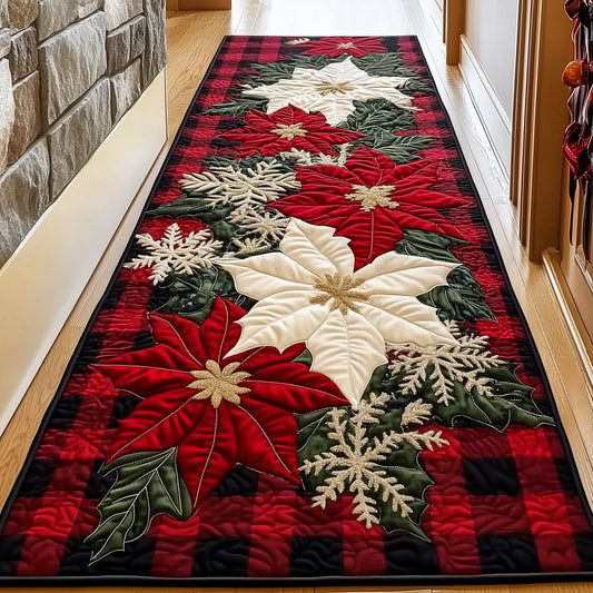 Poinsettia Heaven Runner Rug GFTONL6653
