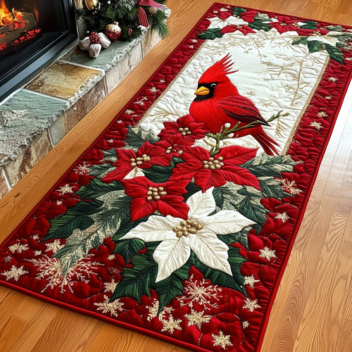 Cardinal Poinsettia Runner Rug GFTONL6656