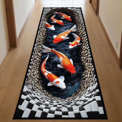 Koi Fish Runner Rug GFTONL6672