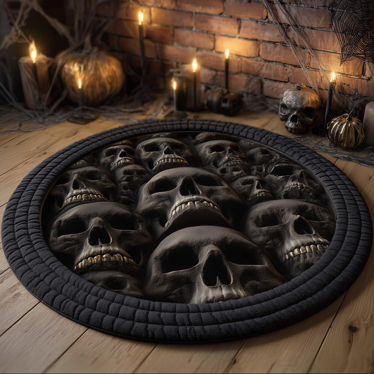 Skull Snare Round Mat GFTONL6675