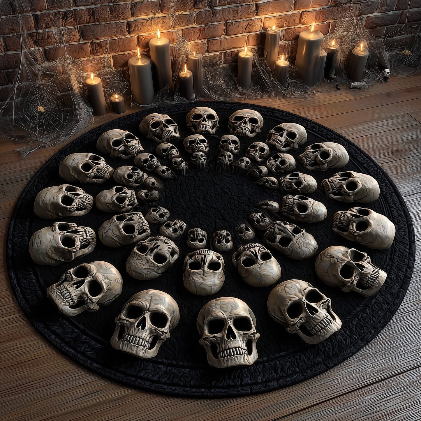 Skull Snare Round Mat GFTONL6677